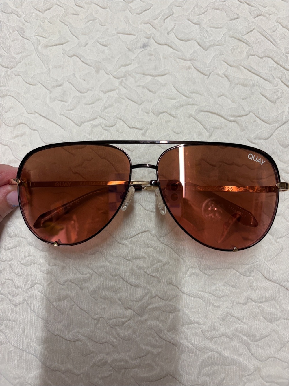 Quay Australia HIGH KEY Aviator Sunglasses